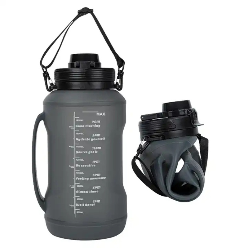 BPA Free 2L Sports Gym Collapsible Foldable Silicone Drinking Water Bottle – Water Bottle and Silicone Water Bottle price