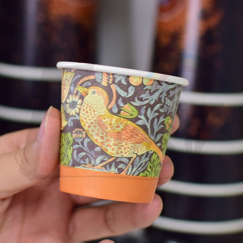 Colorful Milk Tea Size Customizable Custom Brand Customized Modern Single Paper Cup – Paper Cup and Single Wall Cup price