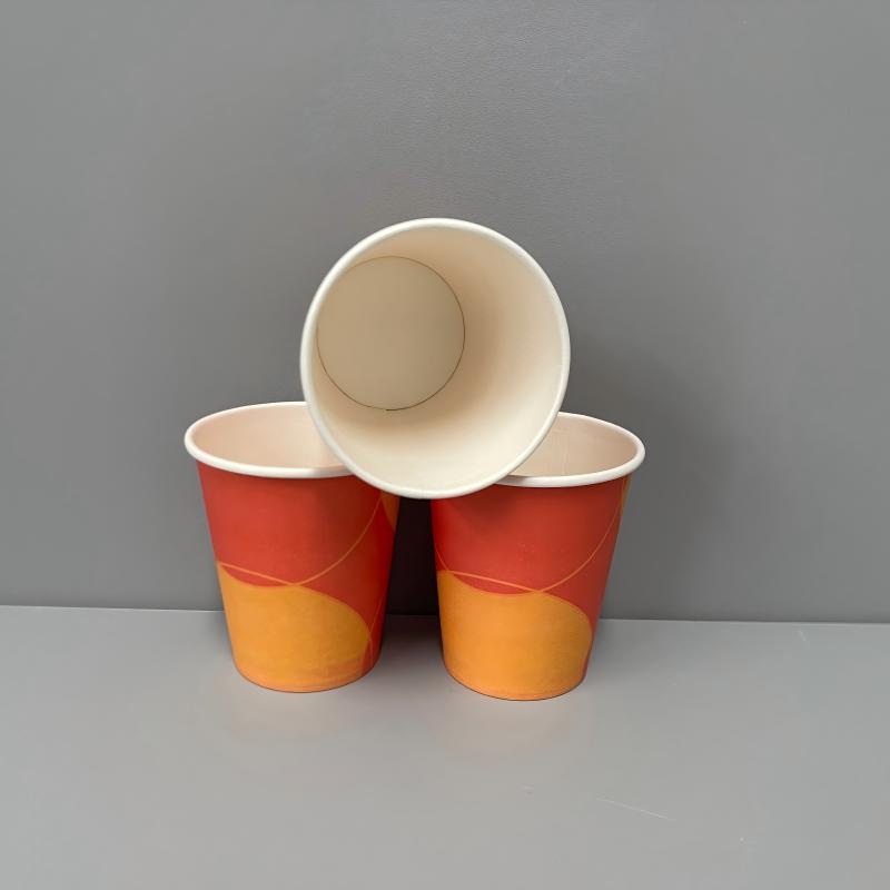 Custom Logo Disposable Single Wall Hot Drinking Coffee Paper Cup with Lid – Single Wall Paper Cup and Disposable Paper Cup price