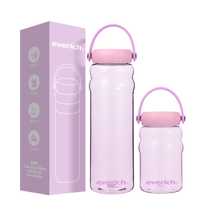 Everich ODM Cloud Shape Wide Mouth Water Bottle with Leak-Proof Lid and Easy to Carry – Water Bottle and Plastic Water Bottle price