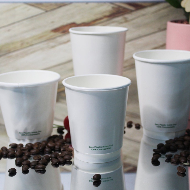 Plastic Free Terrax Double Wall White Paper Cup – Coffee Cup and Paper price