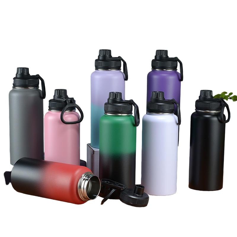 18/8 Stainless Steel Thermal Vacuum Flask Heat Insulated Hiking Water Bottle with Portable Handle – Sports Water Bottle and Wide Mouth Water Bottle price