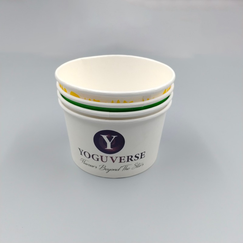 Custom Printed Recycled Disposable Paper Cup Food Grade Gelato & Ice Cream Cup – Gelato Cup and Ice Cream Cup price