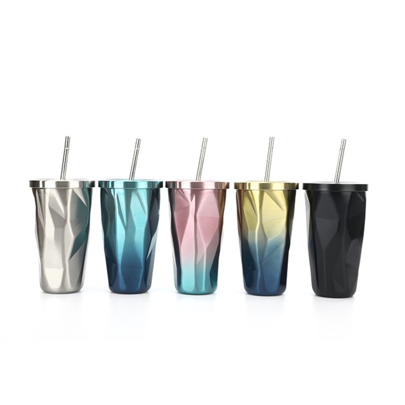 Double Layer Vacuum Stainless Steel Straw Shaped Insulated Cup – Vacuum Flask and Vacuum Cup price