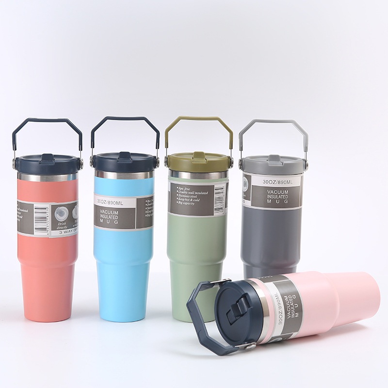 Eco Friendly 20oz 30oz Double Wall Insulated Termos Cup Stainless Steel Vacuum Flask Thermal Coffee Mug Keep Hot Cold Water Bottle – Water Bottle and Stainless Water Bottle price