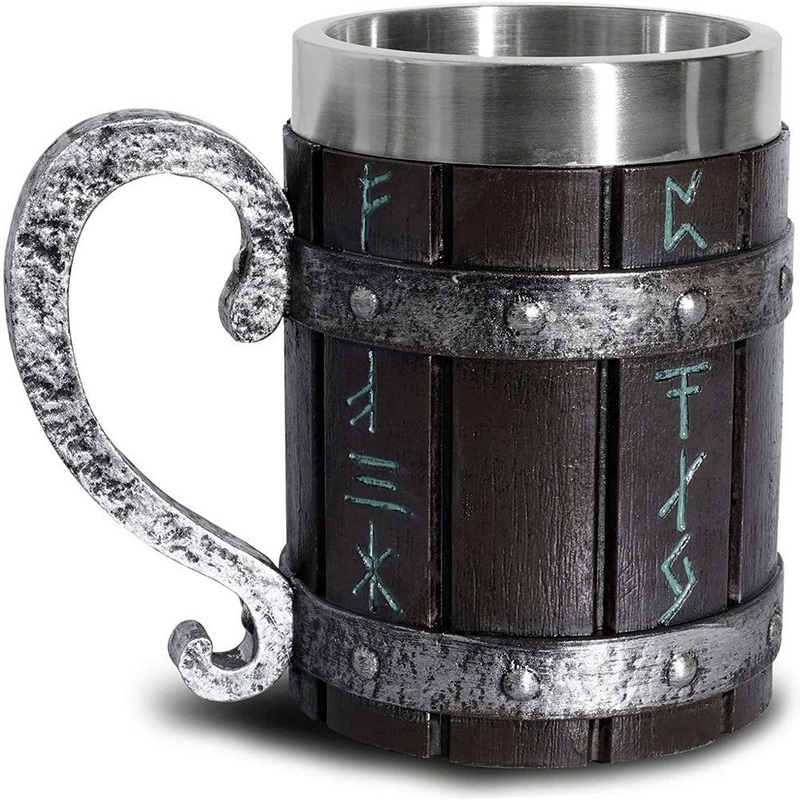 Epic Nordic Viking Rune Mug 3D Norse Beer Tankard Cup Mi30222 – Mug and Drinking Mug price