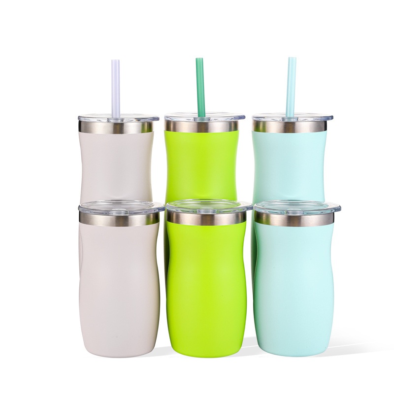 Everich 16oz Stainless Steel Tumbler with 2 Optional Design Lids – Double Wall Stainless Steel and Stainless Steel Tumbler price