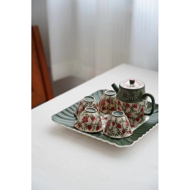 Hand Painting Porcelain Tea Set Ceramic Cup Flower Pattern Original Design – Tea Set and Porcelain price