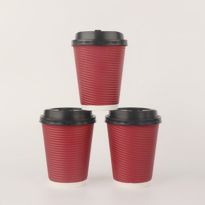 Personalized 16oz Ripple Wall Disposable Coffee Tea Paper Cups – Paper Drinking Cup and Paper Cup price