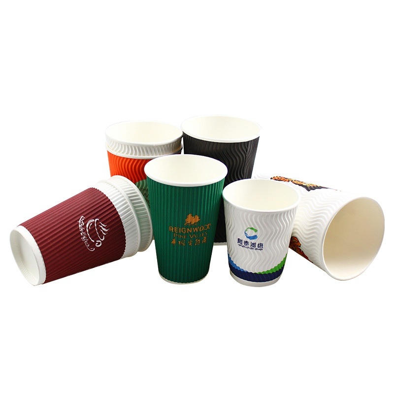 Wholesale Double Wall Design Disposable Kraft Paper Cup – Stylish Paper Cup and Catering Events Cup price