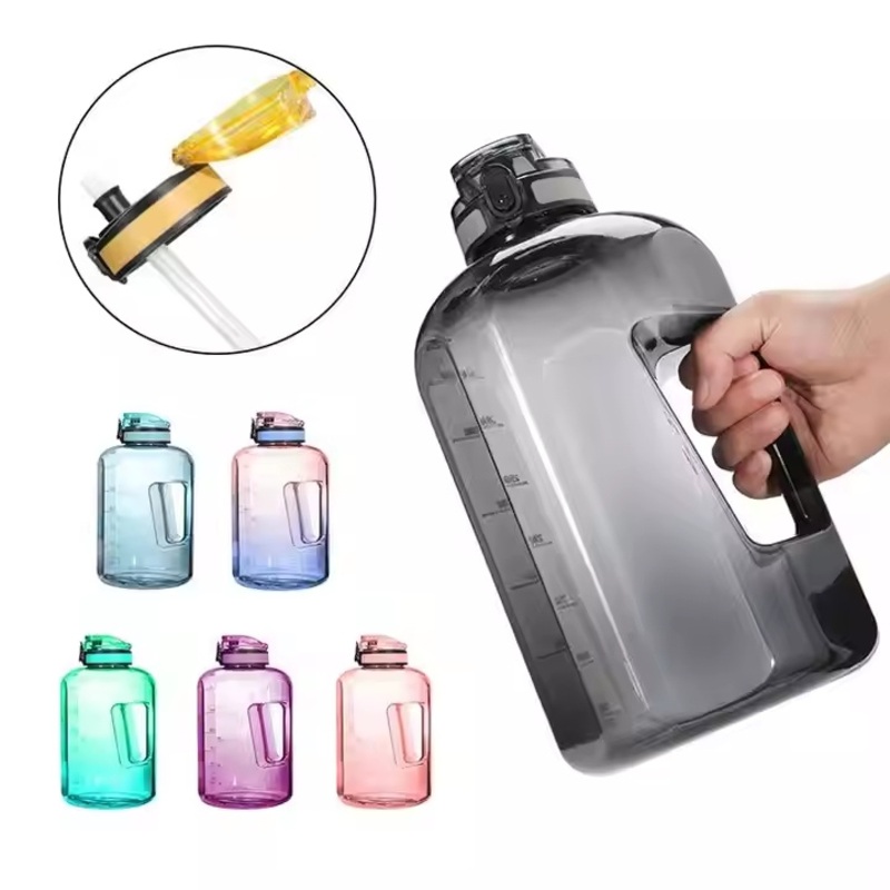 2.0L/3.78L Water Bottles Plastic Gallon Pctg Plastic Water Bottle for Gym with Straw – Water Bottle and Plastic Water Bottle price