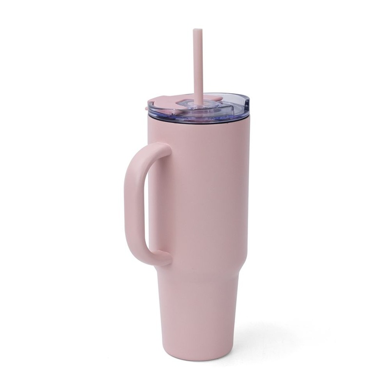 40 Oz Straws Vacuum Flask Insulated Portable Cup Bottle with Handle Hot Coffee Mug Cup Thermal Stainless Steel Tumbler – Tumbler and 40oz Tumbler with Handle price