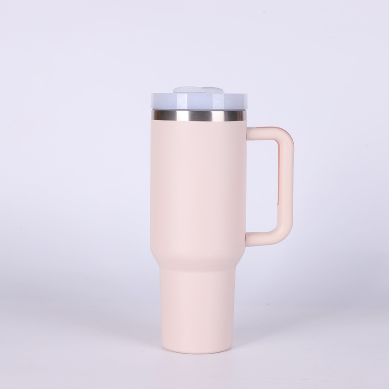 Custom 30oz/40 Oz Travel Coffee Mug Black Reusable Vacuum Stainless Steel 30/40oz Tumbler with Handle and Straw Drinking Glass – Custom Logo Tumbler and Stainless Steel Tumbler price