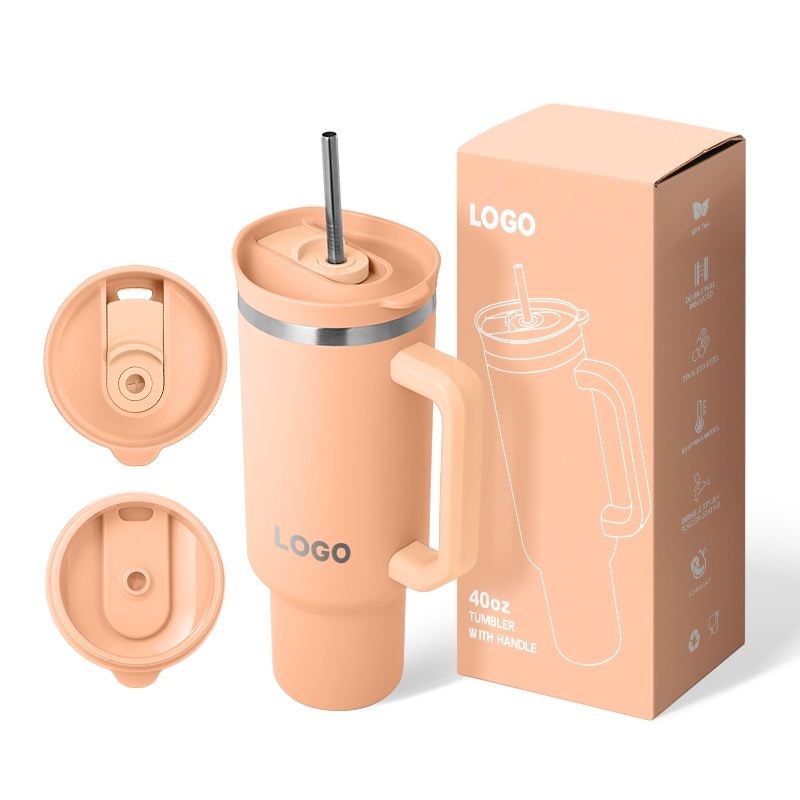 Everich 18/8 Double Wall Reusable Stainless Steel Water Bottle Travel Mug with Handle and Straw BPA Free – Insulated Tumbler and Stainless Steel Bottle price