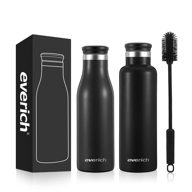 Everich Middle Mouth Stainless Steel Insulated Sport Water Bottle with PP Lid – Insulated Tumbler and Stainless Steel Bottle price