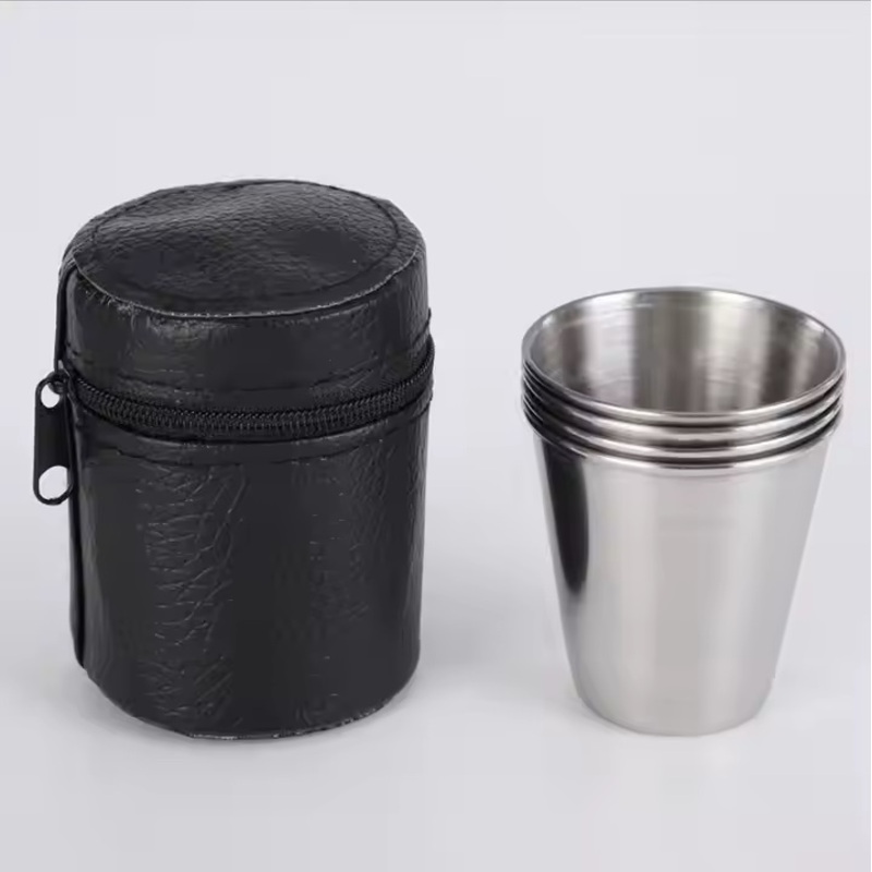 Multi-Purpose Portable Custom Logo Stainless Steel Vodka Tequila Whiskey Cup Shot Glasses for Benchmark Beneagles Benriach – Shot Glasses and Custom Shot Glasses price