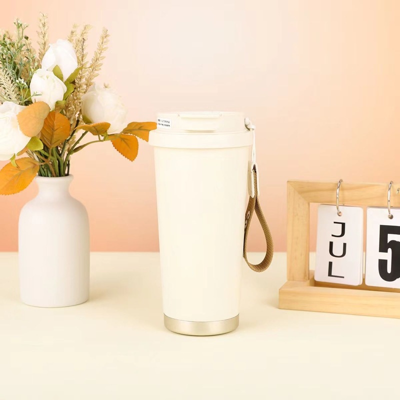 New Product 16oz Double-Walled Stainless Steel Liner or Ceramic Liner Water Bottle Large Vacuum Tumbler Hot Cold Logo Reusable Thermo Travel Coffee Mug – Coffee Mug and Sublimation Mug price