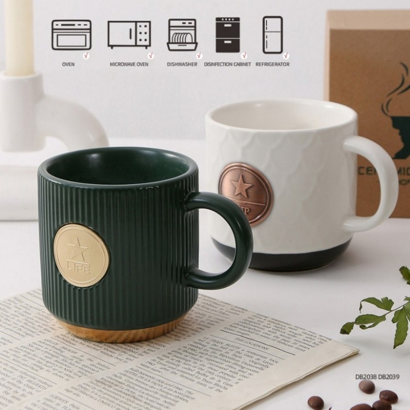 Nordic Style Retro Stoneware High Temperature Ceramic Water Cup with Handle Clay Tea Latte Coffee Vintage Mugs 11oz Drinkware – Ceramic Mug and Mugs Ceramic price