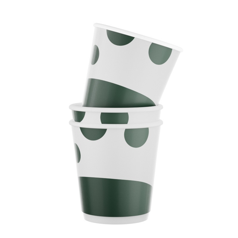 Paper Coffee Cup Paper Plates and Cups Set for Milk Tea with Cover – Paper Cup for Milk Tea and Coffee Cups price