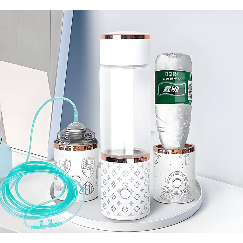 Portable 6000ppb Hydrogen Water Cup 280ml Glass Alkaline Ionizer Smart Hydrogen Water Generator Pem Fast Electrolysis Hydrogen-Rich Water Bottle – Hydrogen Water Generator and Hydrogen Water Bottle price