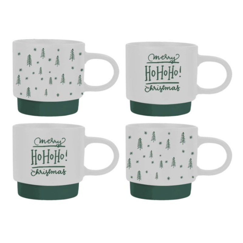 Wholesale Customize 12oz Ceramic Coffee Mugs Stackable Tea Cup Set for Water Beer Wine Baby for Travel and Camping – Stackable Tea Cup and Coffee Mugs price