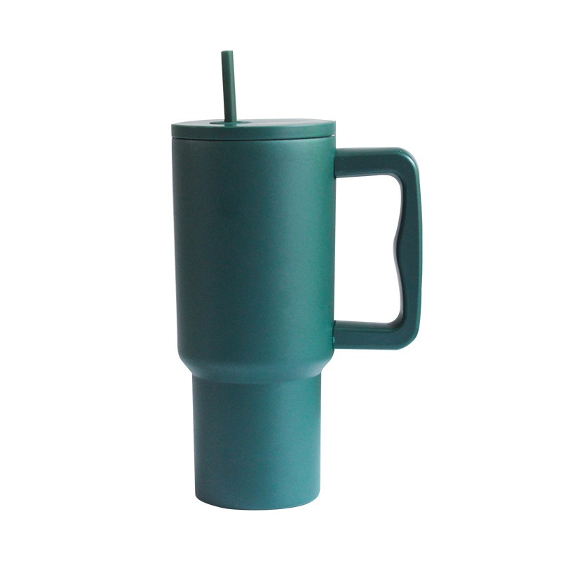 304 Stainless Steel Double-Layer Car Cups 30oz Coffee Tumbler with Straw Handle – 30oz Tumbler and Car Cup price