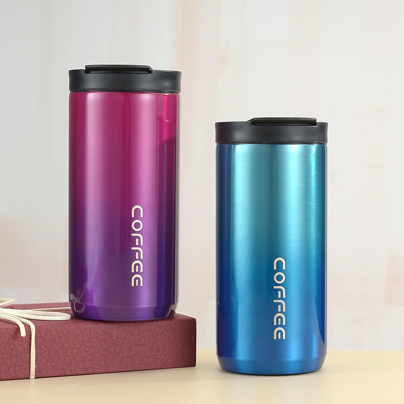 400ml Portable Vacuum Cup Stainless Steel Travel Car Coffee Mug with Flip Lid – Coffee Mug and Stainless Steel Coffee Mug price