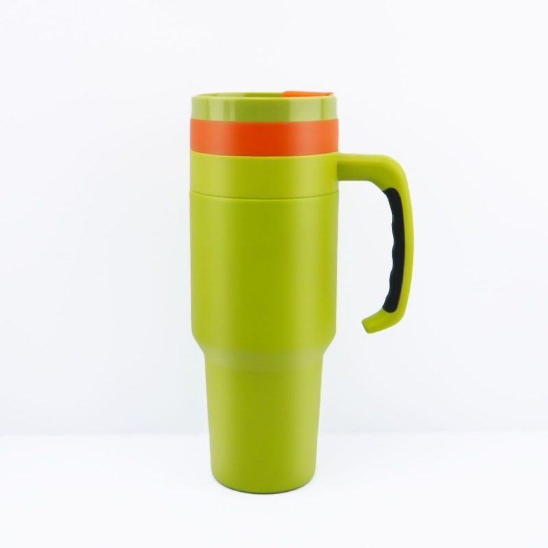 40oz Double Wall Stainless Steel Tumbler with Handle Vacuum Flask Bottle – Bottle and Sports Water Bottle price