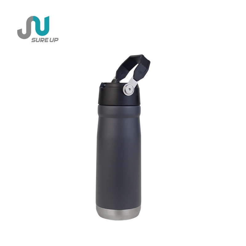 550ml 650ml Wholesale Customed Double Wall Stainless Steel Water Bottle with Handle Thermos Vacuum Flask for Sports – Vacuum Flask and Water Bottle price