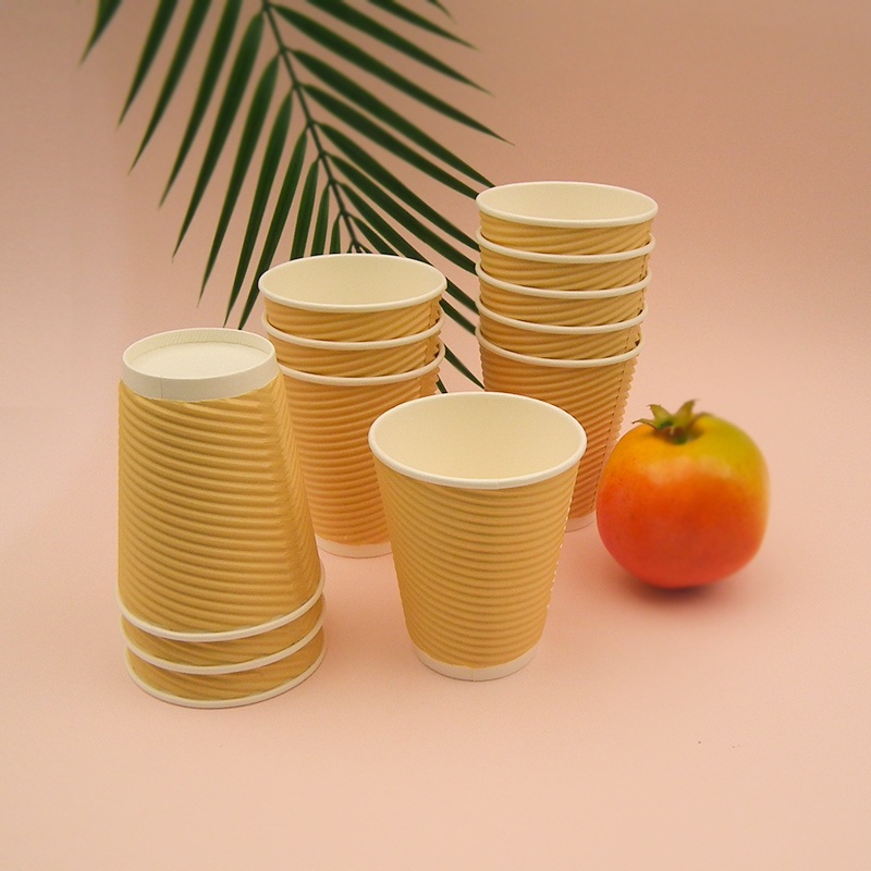 A1221 16oz PE Ripple Wall Cup – Coffee Paper Cup and Disposable Paper Cup price