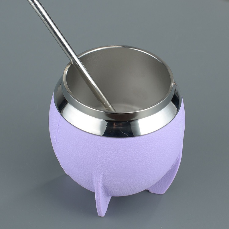 Colorful Custom 280ml Argentine Mate Tea Cup Stainless Steel Double Wall Vacuum Insulated Yerba Mate Gourd Cup with Straw – New Arrival Tumbler and 14oz Double-Walled Tumbler price