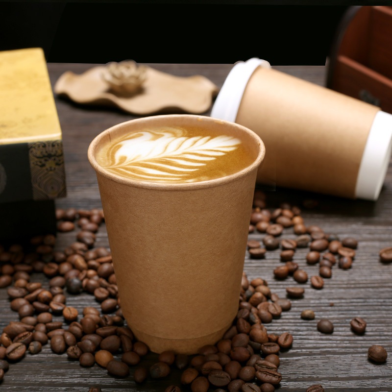 Custom Printed Degradable Disposable Double Wall Hot Coffee Paper Cup with Lid – Paper Cup and Coffee Cup price