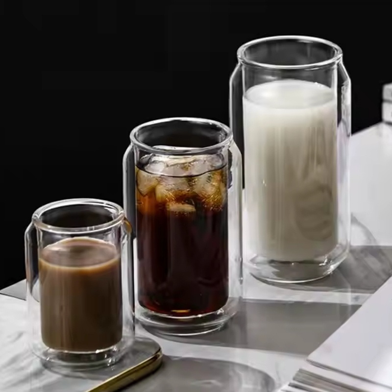 Double-Wall Insulated Borosilicate Heat-Resistant Clear Drinkware for Hot/Cold Beverages Durable for Home Kitchen Glass Cup – Glass Cup and Double Wall Glass Cup price