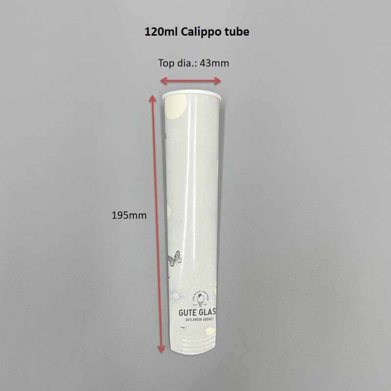 Eco-Friendly Custom Ice Cream Calippo Tube Packaging Paper Cup with Paper Lid – Custom Ice Cream Packaging and Printed Ice Cream Cone price