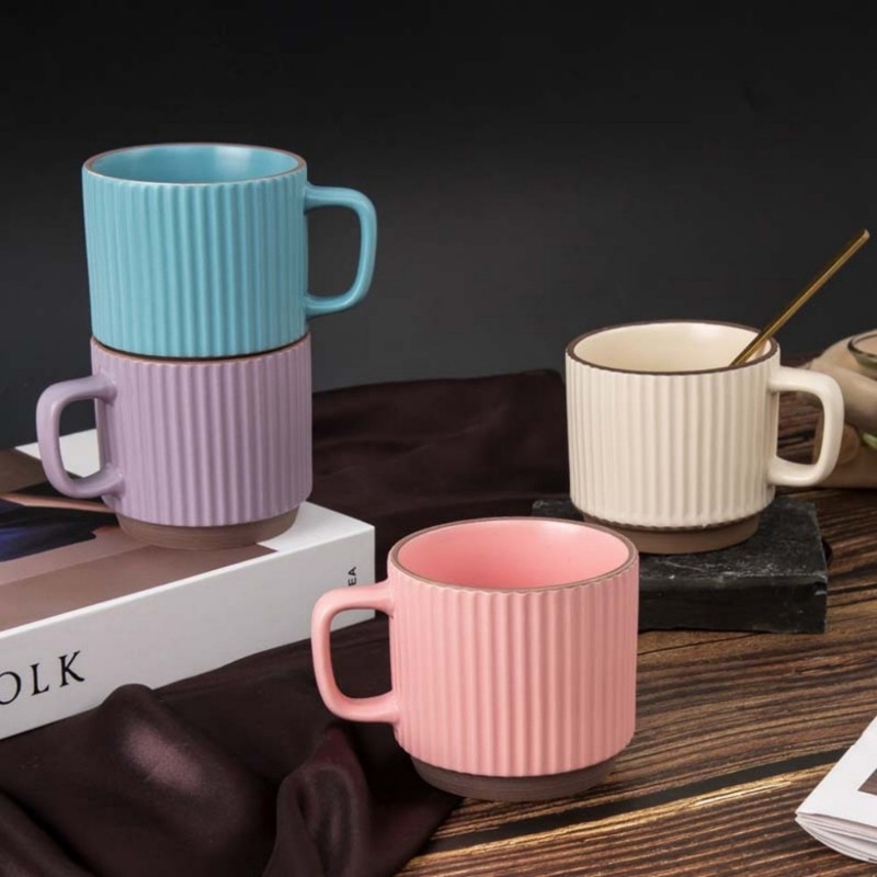 High Quality 11oz Ceramic Coffee Mug with Colorful Handle Inside Sublimation Heat Transfer Wholesale – Ceramic Mug and Mugs Ceramic price