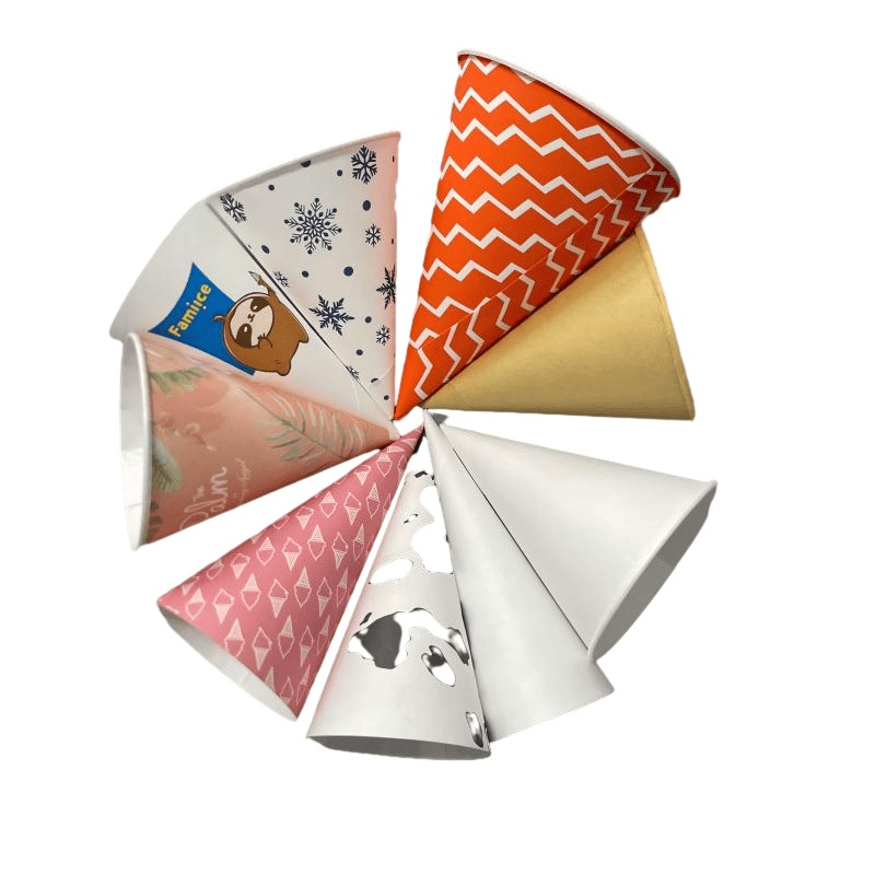 Hot Selling Ice Cream Packaging Biodegradable Ice Cream Cone Paper Ice Cream Cone Cups – Ice Cream Custom Dessert Packaging and Ice Cream Custom Paper Sleeve price