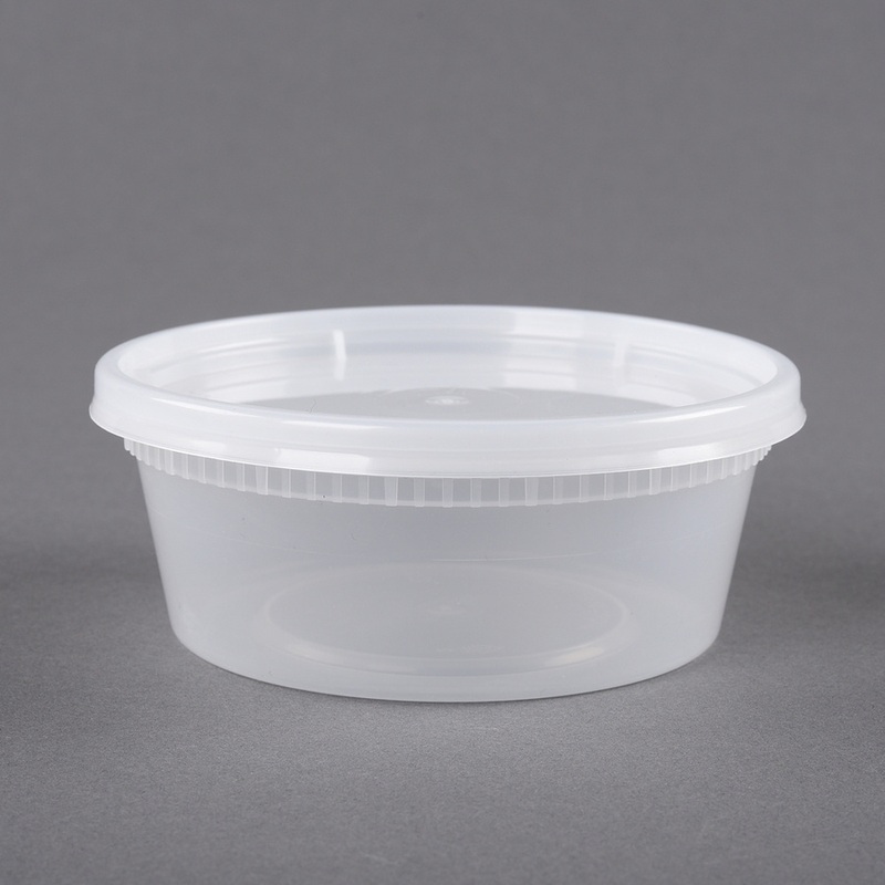 OEM Custom 8oz with PE Lid Disposable Plastic Sealed American Soup Cup – American Soup Cup and Soup Cup price