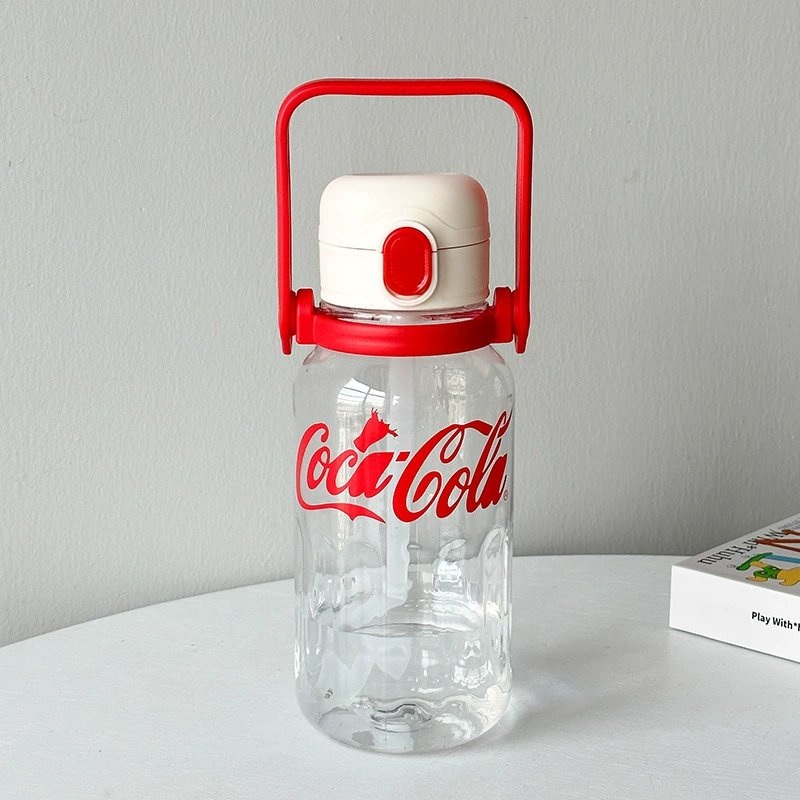 Summer Large Capacity Water Bottle Men and Women Sports Water Cup Double Drinking Straw Cup Water Cup – Plastic Cup and Cup price