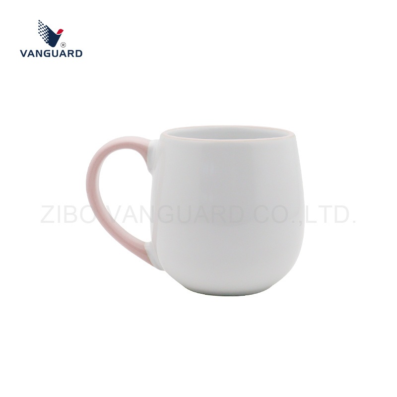 Unique Large Ceramic Milk Coffee Tea Cup 12oz Custom Porcelain Travel Cup – Porcelain Travel Cup and Large Coffee Cup price