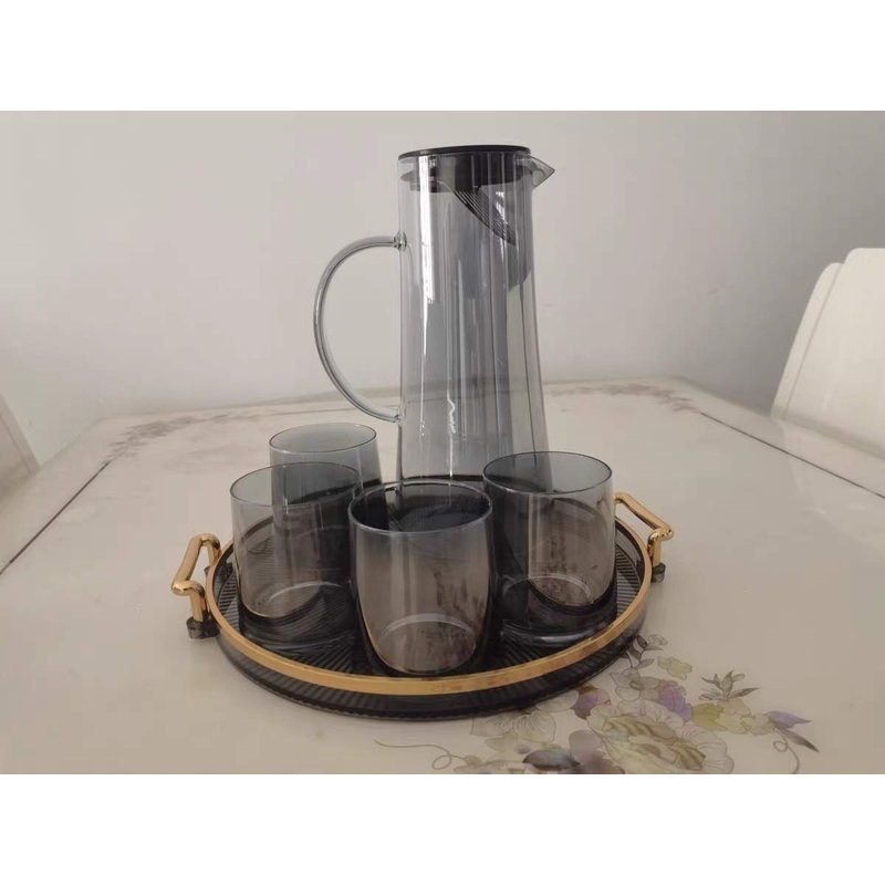 Wholesale Heat Resistant Borosilicate Glass Cold Water Kettle Sets Tea Juice – Water Kettle and Glass Kettle price