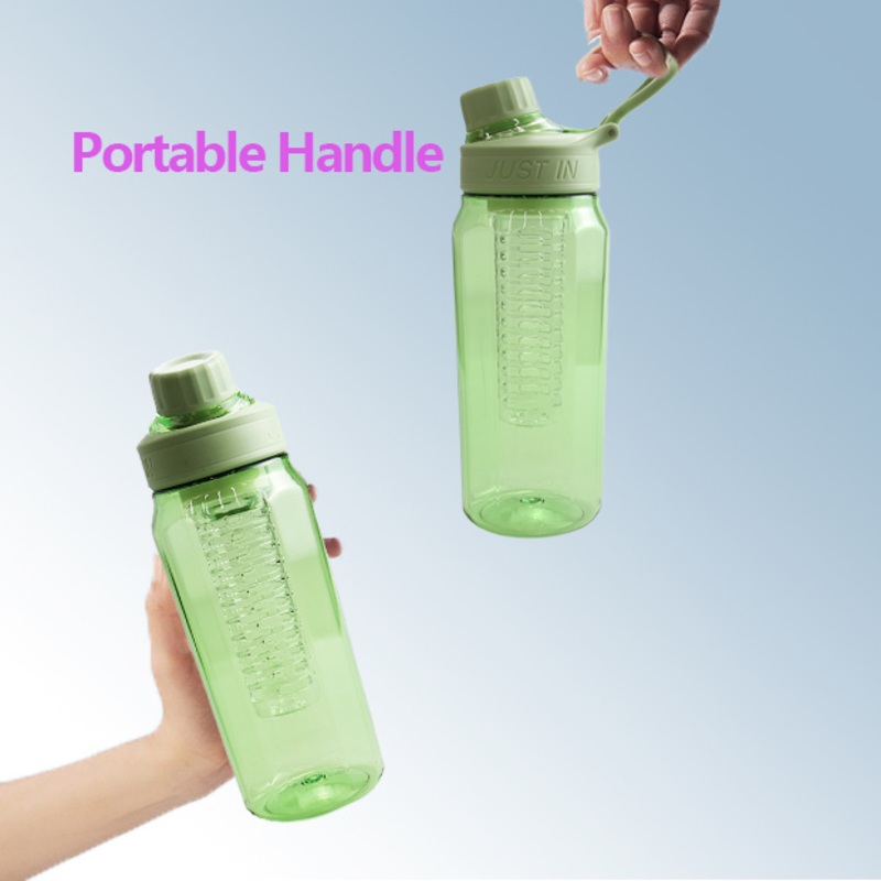 1100ml Plastic Lemon Juice Fruit Infuser Water Bottle with Portable Lid and Handle for Outdoor Sport Travel Camping – Fruit Infusion Bottle and Fruit Water Bottle price