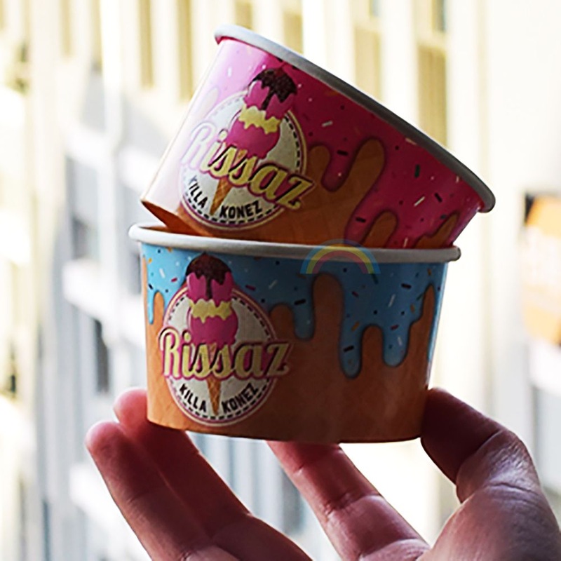 5oz 6oz Custom Printed Disposable Ice Cream Paper Cups – 5oz Ice Cream Cup and Disposable Cup price