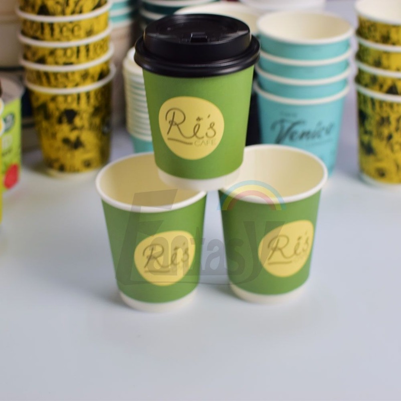 Bio-Degradable Custom Logo Mineral Water Wine Soda Coffee Double Wall Paper Cup – Soda Paper Cup and Paper Cup price