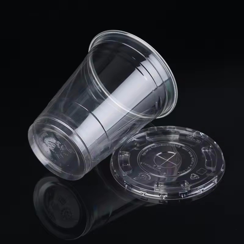 Biodegradable Clear Customized Pet Disposable Milk Tea Ice Coffee Plastic Cup with Lid – Disposable Plastic Cups and Customized Pet Plastic Cups price