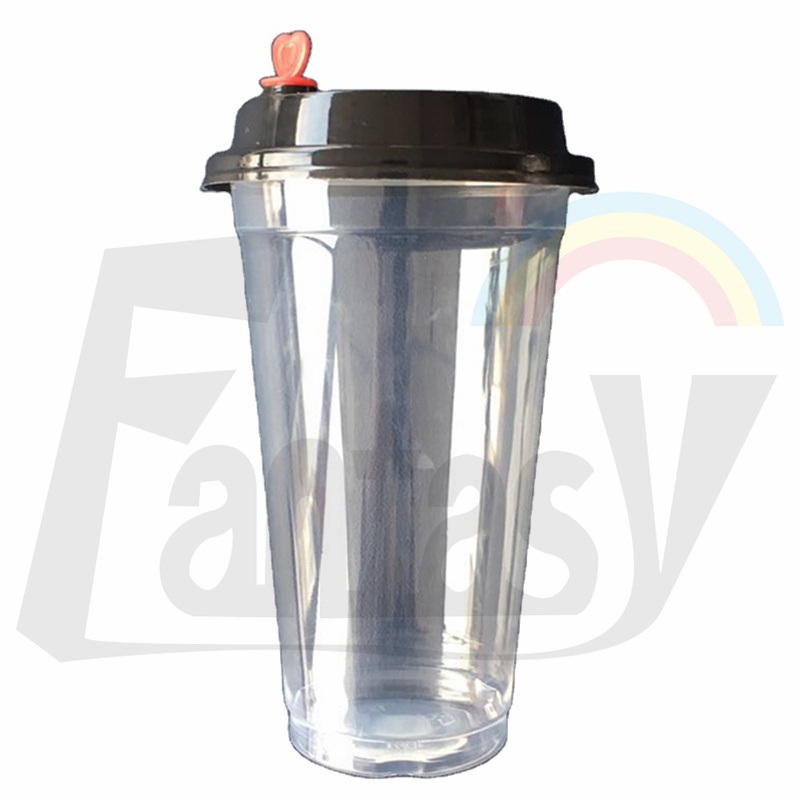 Customed Customized Custom Products Disposable Takeaway Plastic Soybean Milk Cup with Lids – Plastic Cup and Milk Tea Cup price