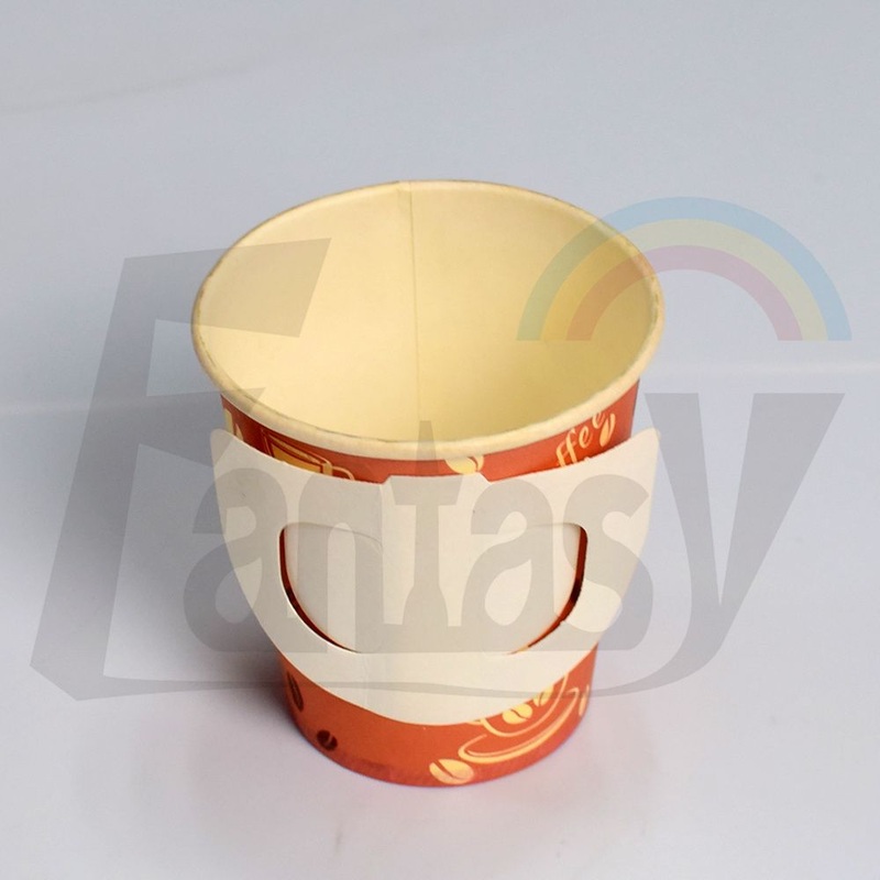 Disposable Cafe with Lids Takeaway Coffee Customization Modern Handle Paper Cup – Paper Cup and Paper Handle Cup price