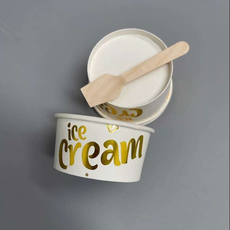 Disposable Ice Cream Paper Cups 3oz 5oz 8oz – Disposable Ice Cream Cups and Ice Cream Packaging price