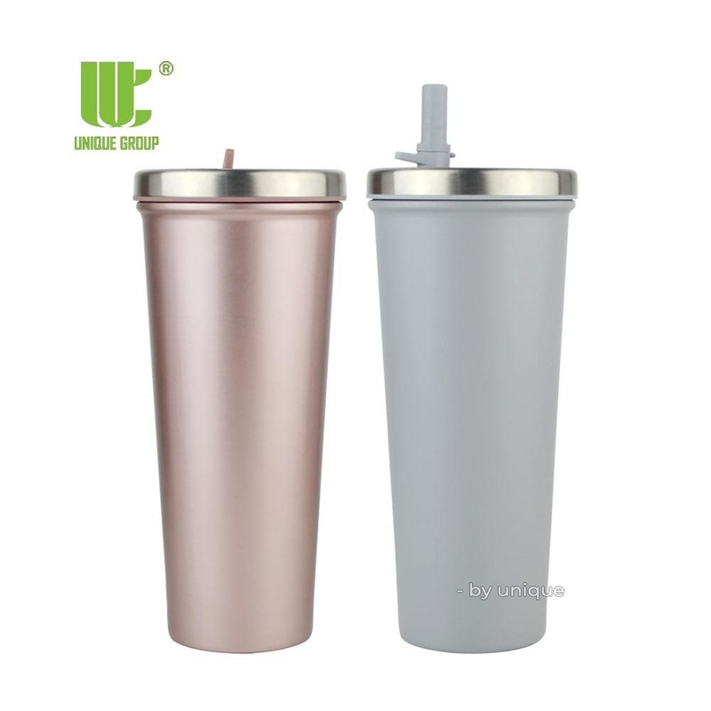Reusable BPA-Free Stainless Steel Tumbler with Straw Lid for Office Coffee and Outdoor Smoothies Wholesale – Insulated Tumbler with Straw and Travel Tumbler for Coffee price