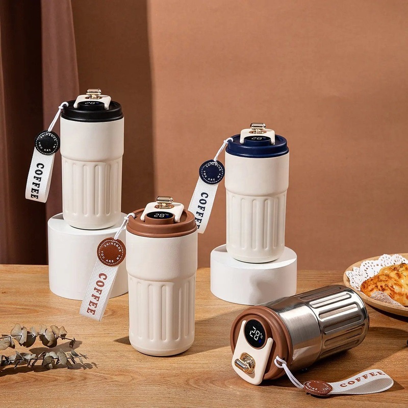 Travel Tumbler Mug Coffee Mug Double Wall Stainless Steel Insulated Coffee Cup Tumbler with Smart LED Temperature Display – Coffee Cup and Vacuum Coffee Cup price
