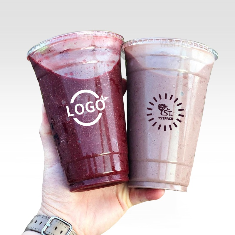 12oz 16oz 20oz 24oz 32oz Custom Printed Disposable Plastic Bubble Tea Cup Cold Cup Take Away Boba Plastic Cup – Plastic Cup and Boba Plastic Cup price